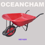Wheelbarrow Handcart Hand Trolley Wb7400r Wheel Barrow