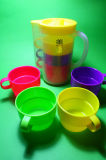2011 New Plastic Jug Set With 4 Cups