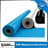 Anti UV Blue/ White PVC Waterproof Membrane for Roof/Basement/Pool/Pond (ISO)