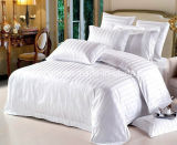 Cotton Jacquard /Satin Stripe Hotel Bedding Set