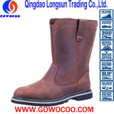 Brown Leather Goodyear Soled Safety Work Footear (GWRU-JG010)