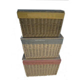 Willow Storage Basket with Fabric Lining(SB020)