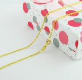 Gold-Plated Necklace, Silver Jewelry Chain Necklace, Decoration Jewellery