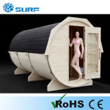 Latest Design Barrel Shape Outdoor Sauna Room Stock (SF1S001)