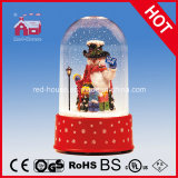 Snowing Christmas Decoration with Transparent Case