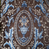 Antique Jacquard Chenille Curtain Fabric