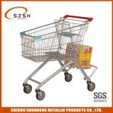 European Style 4 Wheels Shoppig Trolley with Good Quality