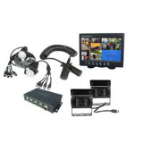 Reversing Camera Kit with Quad Screen Function for Heavy Duty Trailers (JY-TCRS04)
