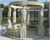 Garden Marble Stone Carving Pavilion for Decoration