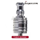 Full Detachable Stainless Steel Trident Atomizer Dual Coil Rda Atomizer