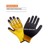 K-50 Pollycotton Crinckle Latex Coated Cotton Working Gloves