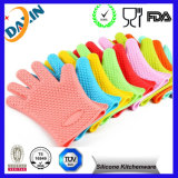 2015 Heat Resistant Silicone BBQ Gloves Cooking Oven Gloves