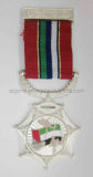 Zinc Alloy Enamel Medals with Ribbon