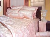 100% Luxury Mulberry Silk Jacquard Bedding Set (GE-100050)