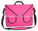 Pink Laptop Sleeve Bag with Shoulder Strap, Computer Bag