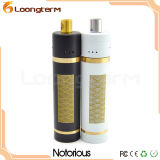 Rebuildable Dripping Mechanical Ecig Starter Kit 26650 Clone Notorious Mod