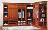 Red Oak Timber Made Luxury Walk-in Closet Timber/Wooden/Wood Wardrobe (XS9-005)