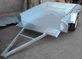 Box Trailer with Mesh Ramp Tipping Box Trailer