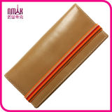 Classic Handmade 100% Genuine Natural Leather Wallet Case Flip Protective Case with Elastic Strap
