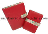 Fashionable and Leather Buckle Closure Notebook (SDB-1039)