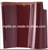 Rose Red Glazed Spanish Clay Roof Tile (S3100)