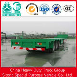 Flatbed Semi Trailer for 40FT 45FT 20FT Shipping Container Trailer