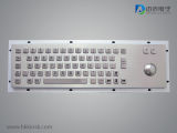 Military Metal Keyboard with Trackball (D-8602)