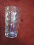 Handmade Pressed Drinking Glass Cup Glassware Kb-Hn0549