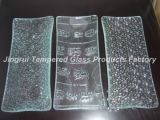 Clear Glass Tempered Glass Serving Dishes/Plate for Restaurant/Guesthouse (JRCFCLEAR0028)