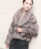 Real Fox Fur Overcoat for Women