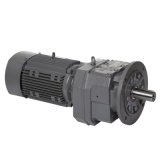 Fr in-Line Helical Gear Reducer with Motor Helical Gearbox