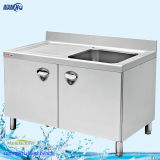 Commercial Stainless Steel Kitchen Sink with Cabinet