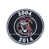 Custom Embroidery Patch with Heat Transfer Backing for Garment