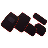 Black Color with Red Line Full Set Carpet Car Mat for Universal Cars