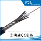 Outdoor Central Tube Steel Wire Support Optical Fiber Cable GYXTS