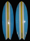 Wing Tail Blue Surfboard EPS Epoxy Fiberglass Surfing (LX-Fish Board)