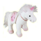 Stuffed Plush Soft White Horse Toy