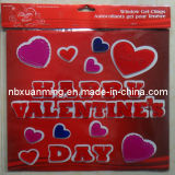 Hot Sale Valentine TPR Window Gel Sticker