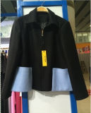 30% Wool, 70% Polyester, Women Special Short Fashion Vest, Women Coat (Z-1569)