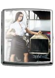 C603b Expoxy Metal Cigarette Case Star Steel Promotional Gifts