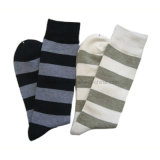 Striped Men Dress Cotton Socks Ms-97