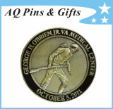 Enamel Metal Coin with 3D Logo, Challenge Coin