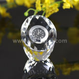 Crystal Cut Faces Transparent Watch Tableware
