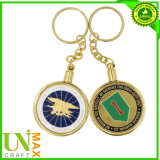 Zinc Alloy Coin Keychain for Collection