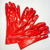 Jinan Model PVC Single Dipped Safety Industry Glove