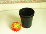 Black Gallon Nursery Plastic Flower Pot Bonsai