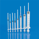 Disposable 3 Parts Luer Slip Syringe Latex Free with Needle (CE, ISO, GMP, SGS, TUV)