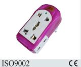 CE Approved Colorful Design European Plug Adaptor