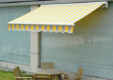 New Motorzied Semi Cassette Retractable Awnings 2013 with Solution Dyed Acrylic Fabric