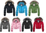 Warm Thick Big Fur Collar Down Jacket Outer Wear Winter
